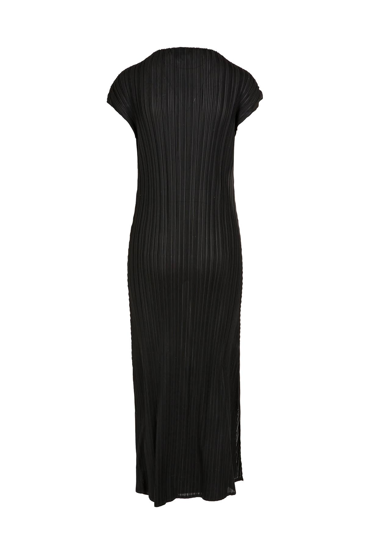 Metallic Print Pleated Maxi Shift Dress PM3088-L
