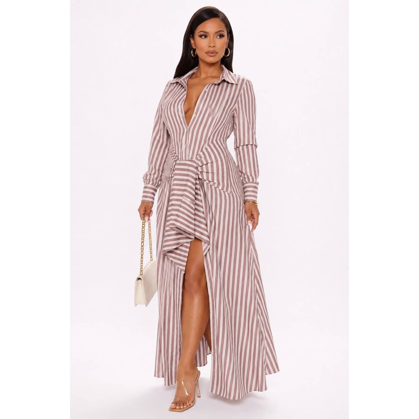 LINE OF COMMAND MAXI DRESS
