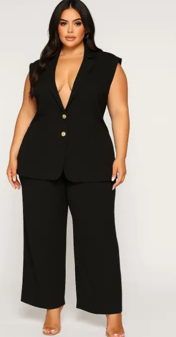 Power Move Blazer Pants Plus Set