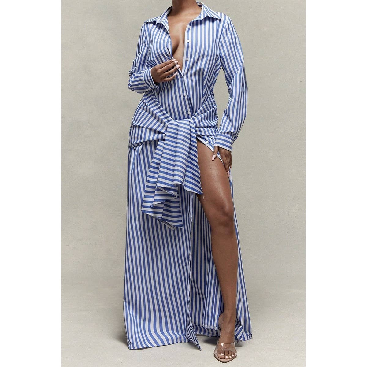 LINE OF COMMAND MAXI DRESS