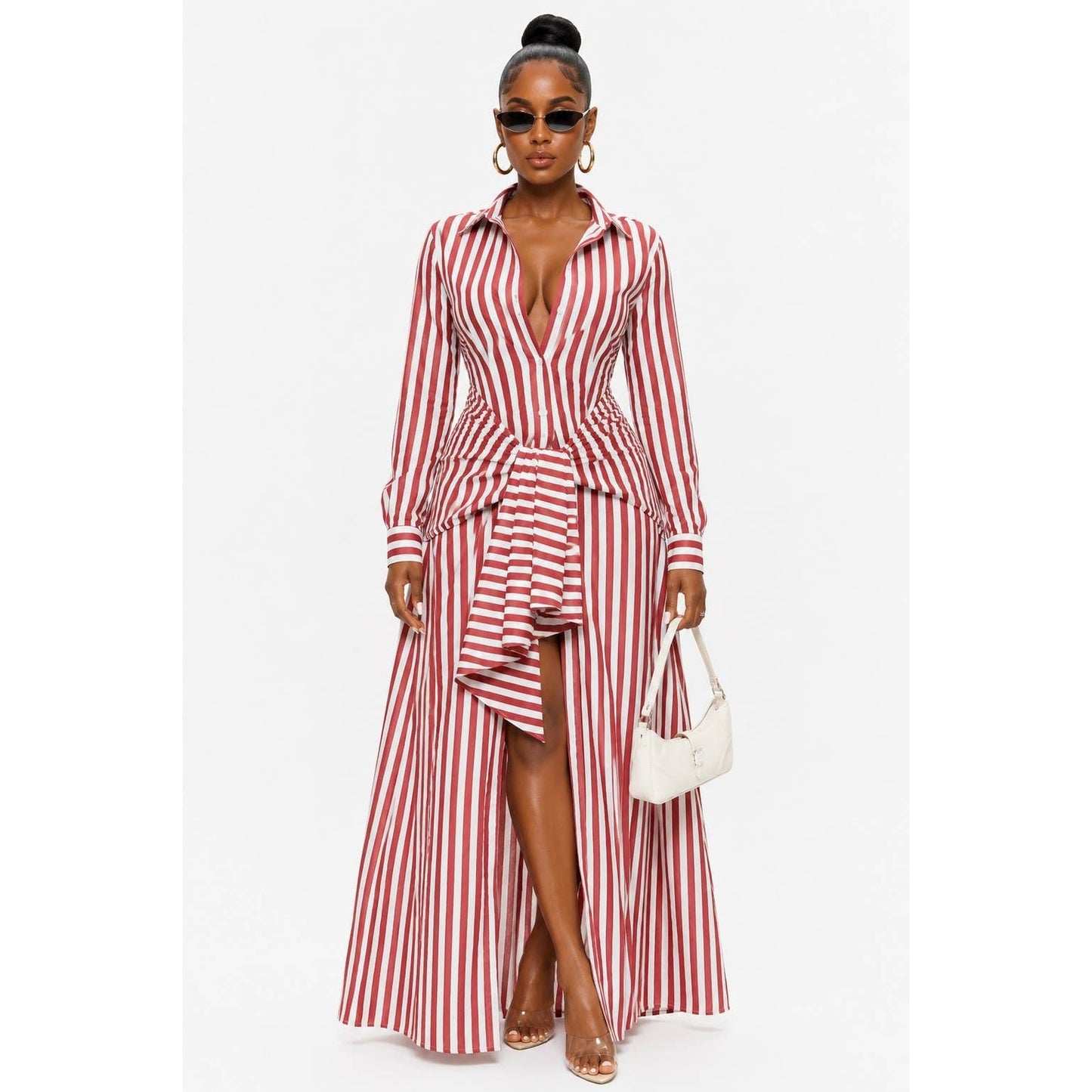 LINE OF COMMAND MAXI DRESS