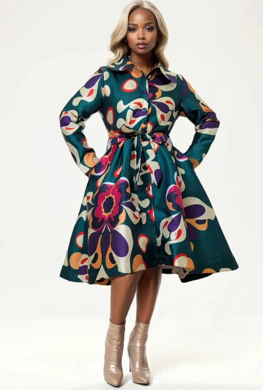 High Low Jacket Dress